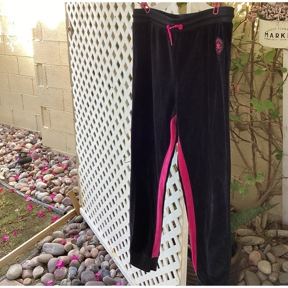 Converse draw string‎ pants XL 13-15 yr velour. - Picture 2 of 4